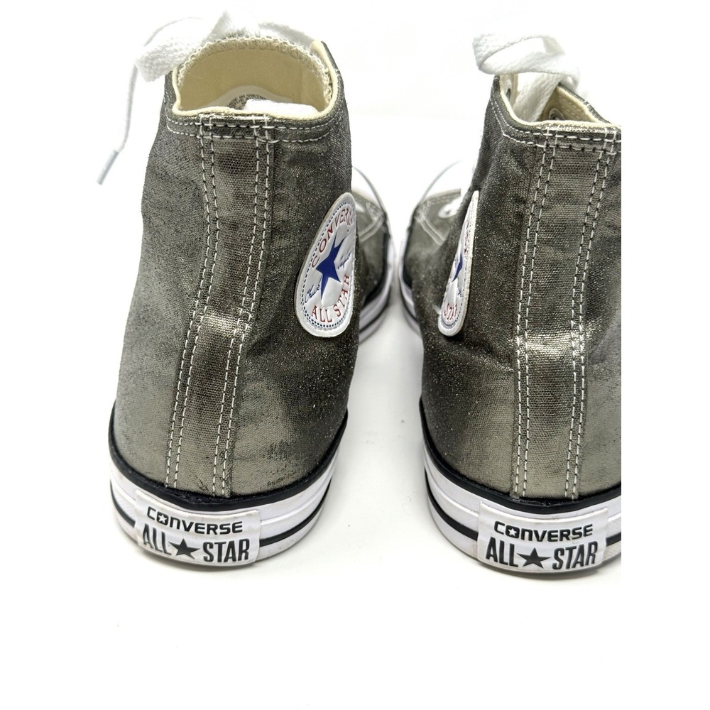 Converse Men 8 Women 10 Chuck Taylor High Top Sneakers 153179F Gold Metallic - Picture 12 of 14